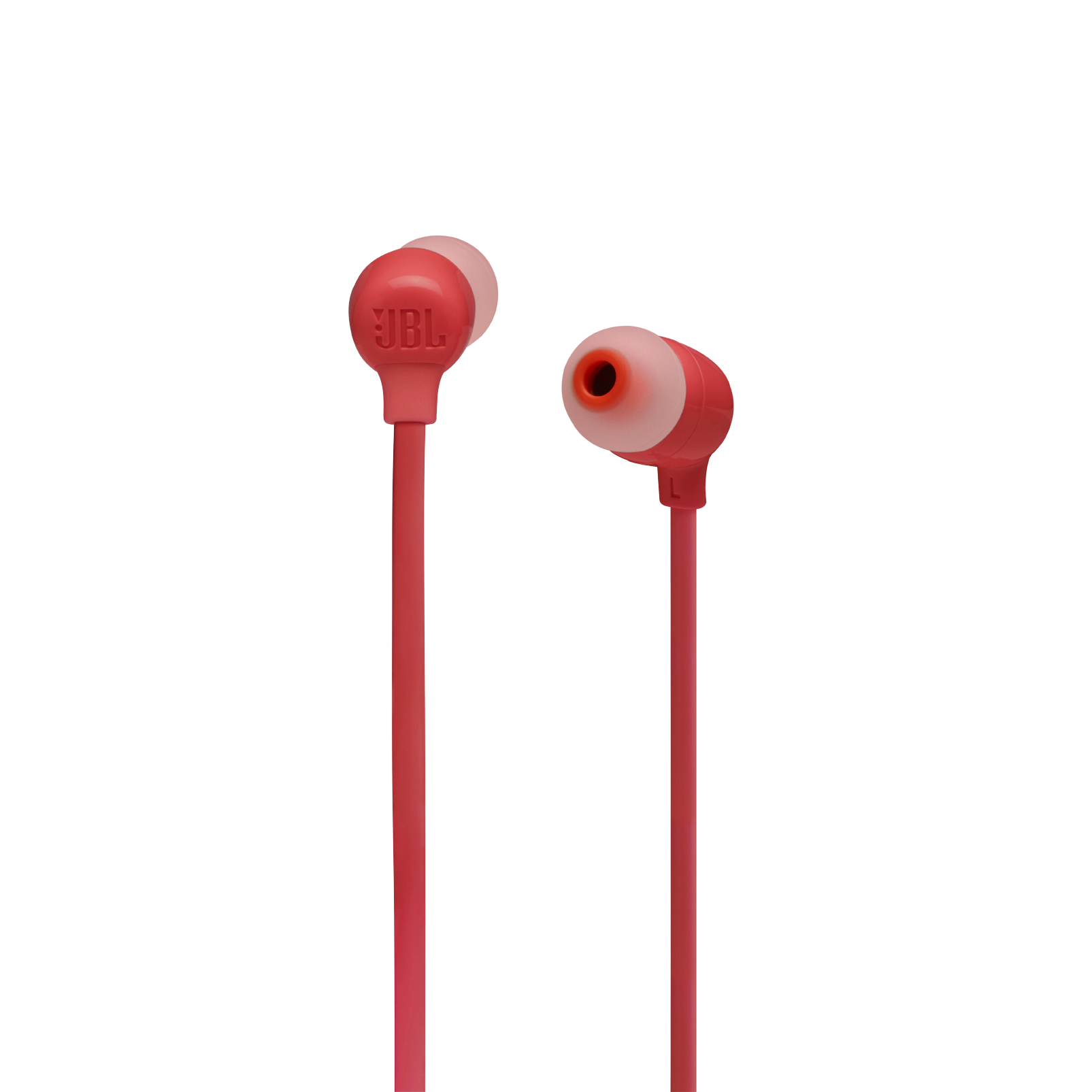 JBL Tune 125BT - Coral Orange - Wireless in-ear headphones - Front